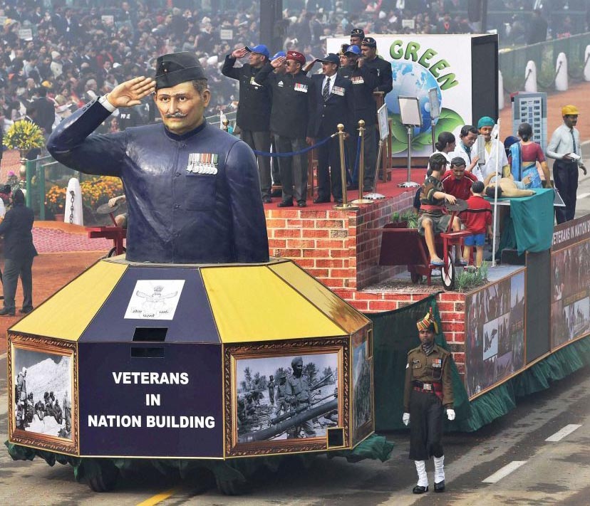 ಗಣರಾಜ್ಯೋತ್ಸವ ಪರೇಡ್‌ಗೆ  ಮಾಜಿ ಯೋಧರ ಬಹಿಷ್ಕಾರ,, ಗಮನ ಸೆಳೆದ ಯೋಧರ ಸ್ತಬ್ದ ಚಿತ್ರ.,,...!